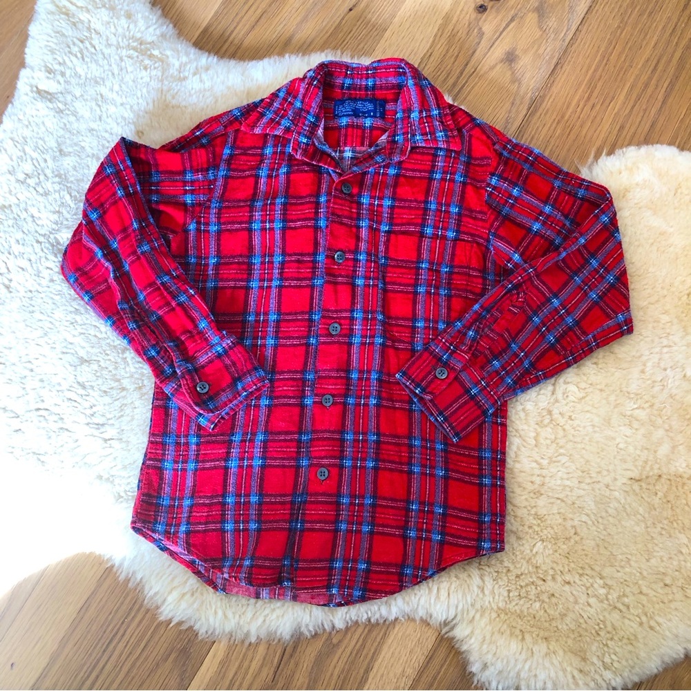 Vintage JCpenny kids flannel shirt